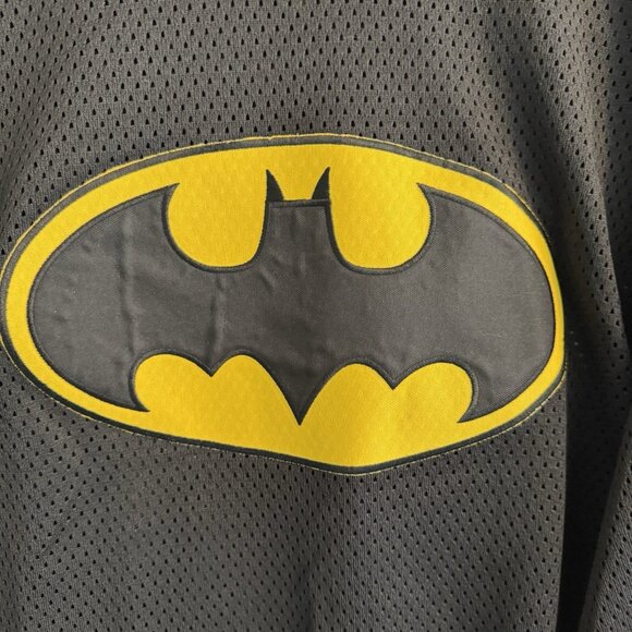 Vintage 80s 90s Kobe Brand Batman Superhero Hockey Jersey DC Comics Men’s XL - Picture 2 of 8